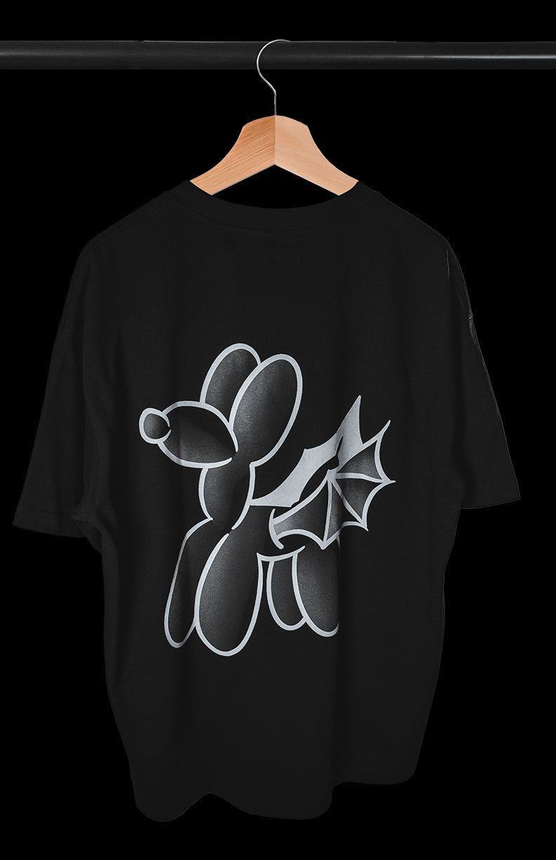 Black "Desigual" Oversized T-Shirt