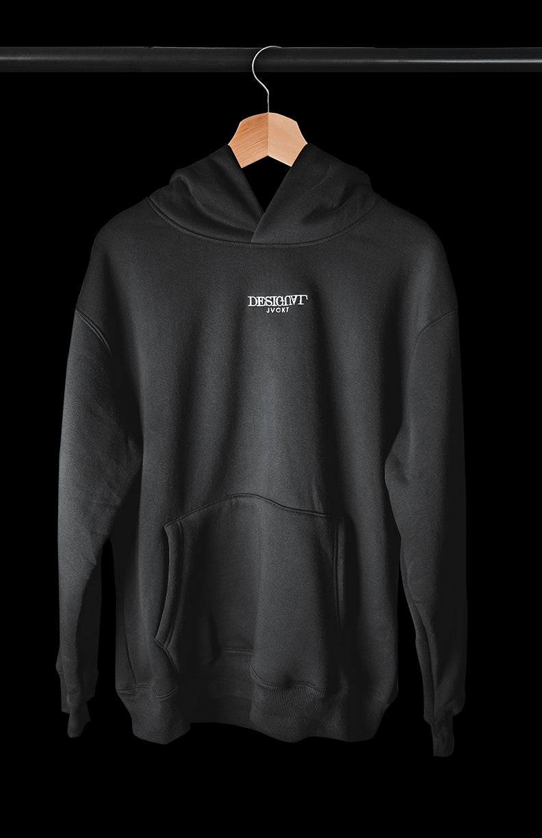 Black "Desigual" Oversized Hoodie