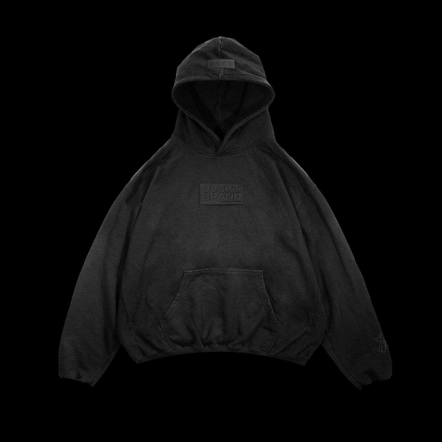 Black "JVCKT BRAND" Hoodie