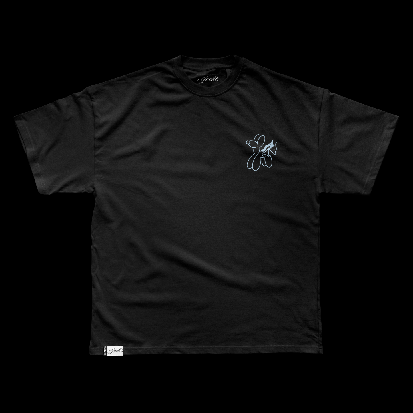 Black "Jesus Is Alive" Oversized T-Shirt