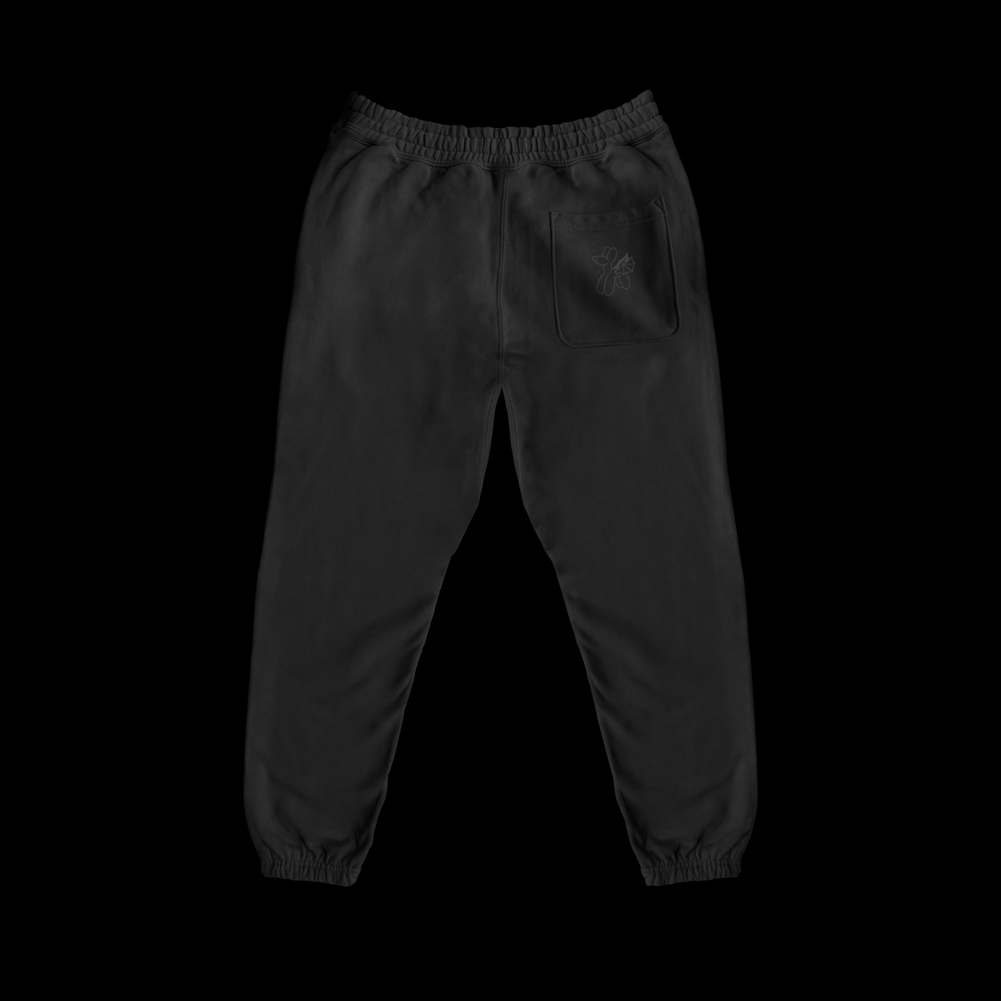 Black "JVCKT BRAND" Jogger
