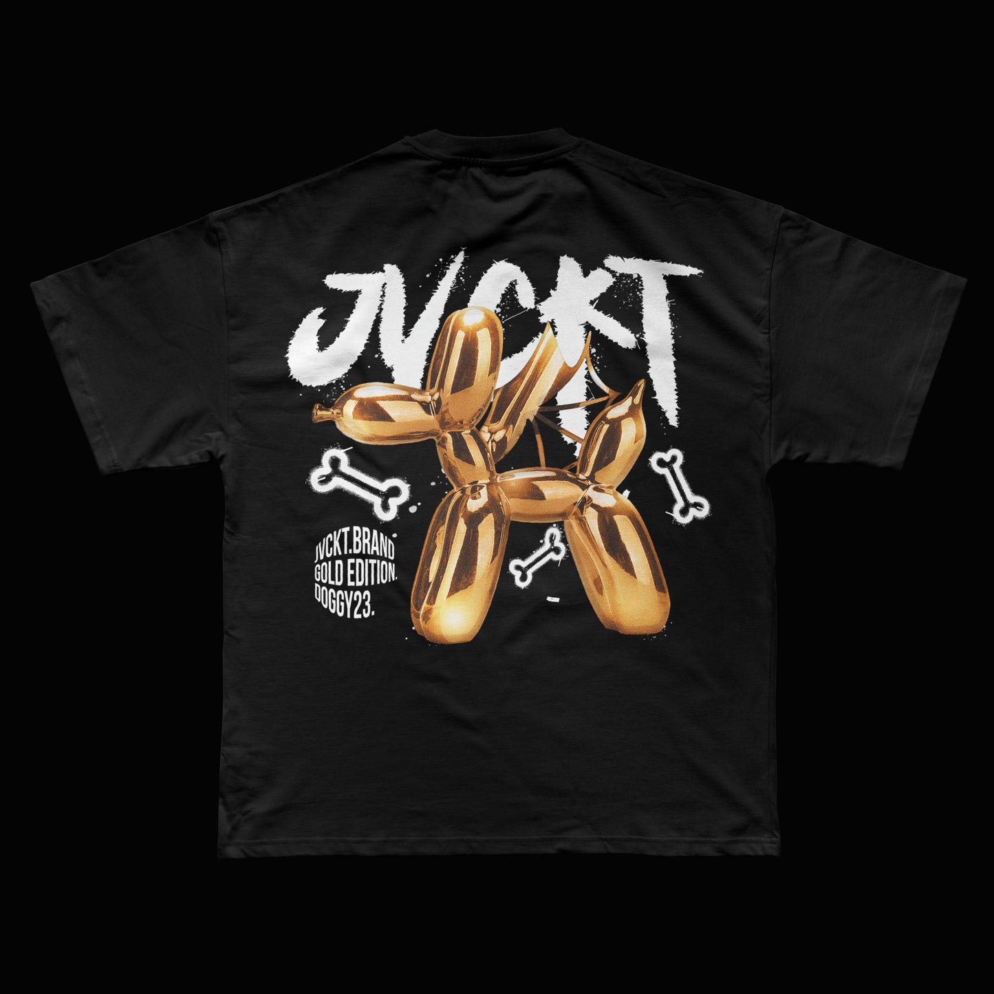 Black “Gold Edition” Oversized T-Shirt