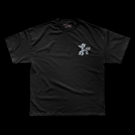 Black "Ambition" Oversized T-Shirt